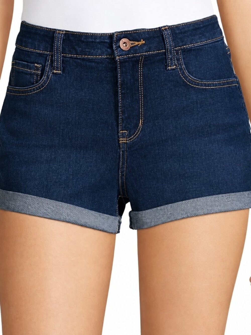 Arizona Women's Dark Aerial Regular Denim Short Juniors SZ 9